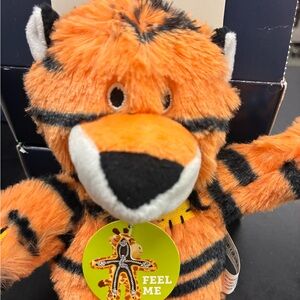 Kong Plush Tiger Toy - Orange and Black